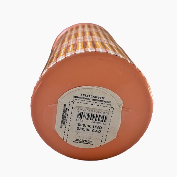 NWT Anthropologie Foodie Tin Candle in Stonefruit Dandelion - Picture 8 of 8